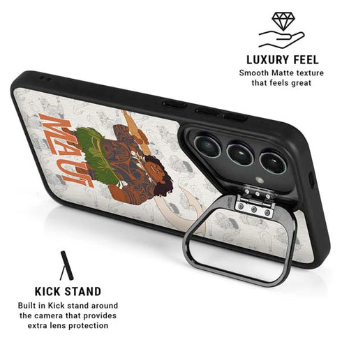Disney Princess Moana Maui Pattern Galaxy S24 FE Kickstand Case